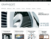 Tablet Screenshot of graphisoft.es