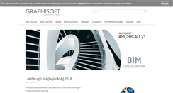 Desktop Screenshot of graphisoft.hu